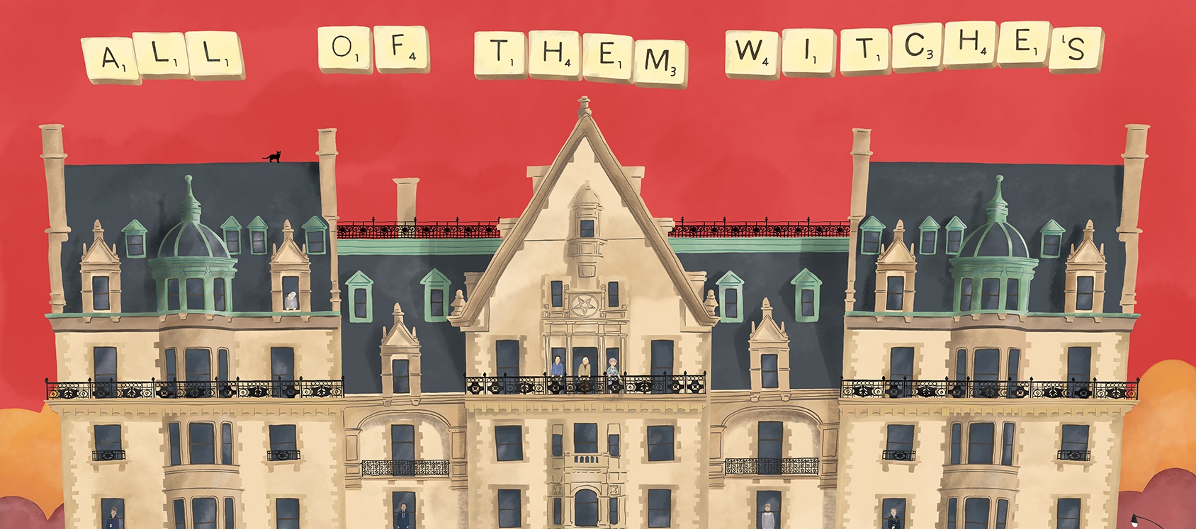 All of them Witches illustration.