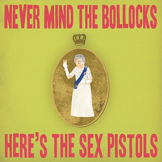 Never mind the bollocks illustration.